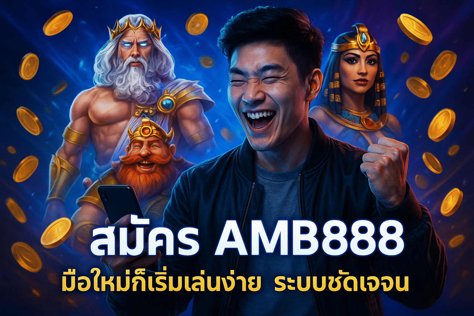 สมัคร AMB888 มือใหม่ก็เริ่มเล่นง่าย ระบบชัดเจน