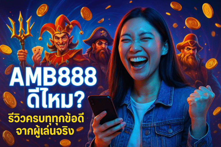 AMB888 ดีไหม? รีวิวครบทุกข้อดีจากผู้เล่นจริง