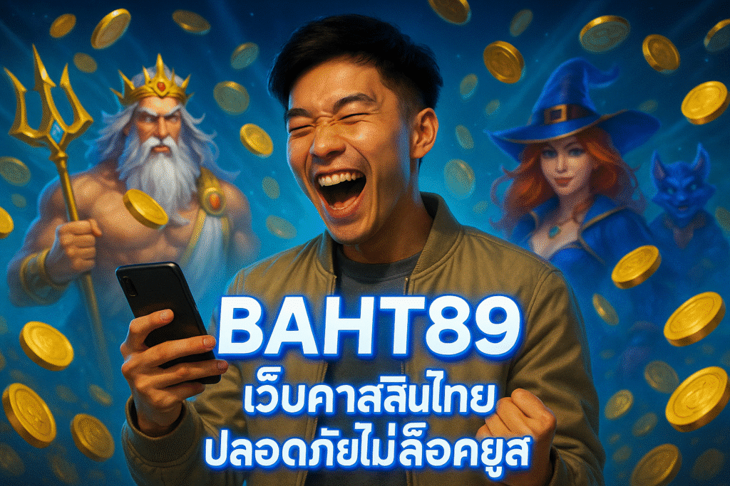 BAHT89 เว็บคาสิโนไทย ปลอดภัยไม่ล็อคยูส